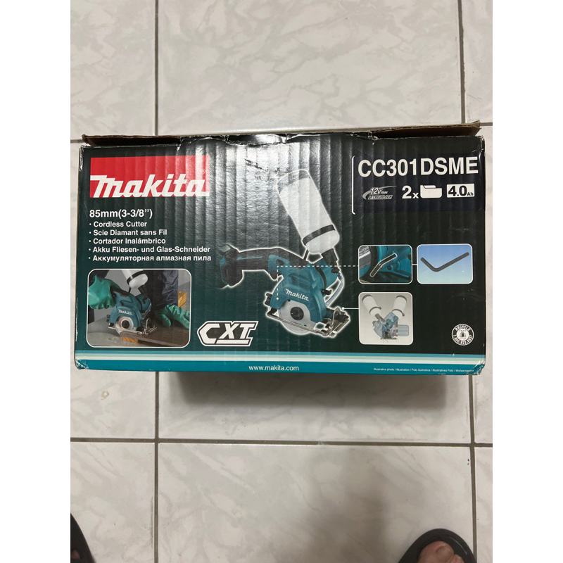 Makita 牧田 CC301DSME 空機 12V 玻璃 磁磚 切石機 CC301 全新 (木板也可以切) 公司貨