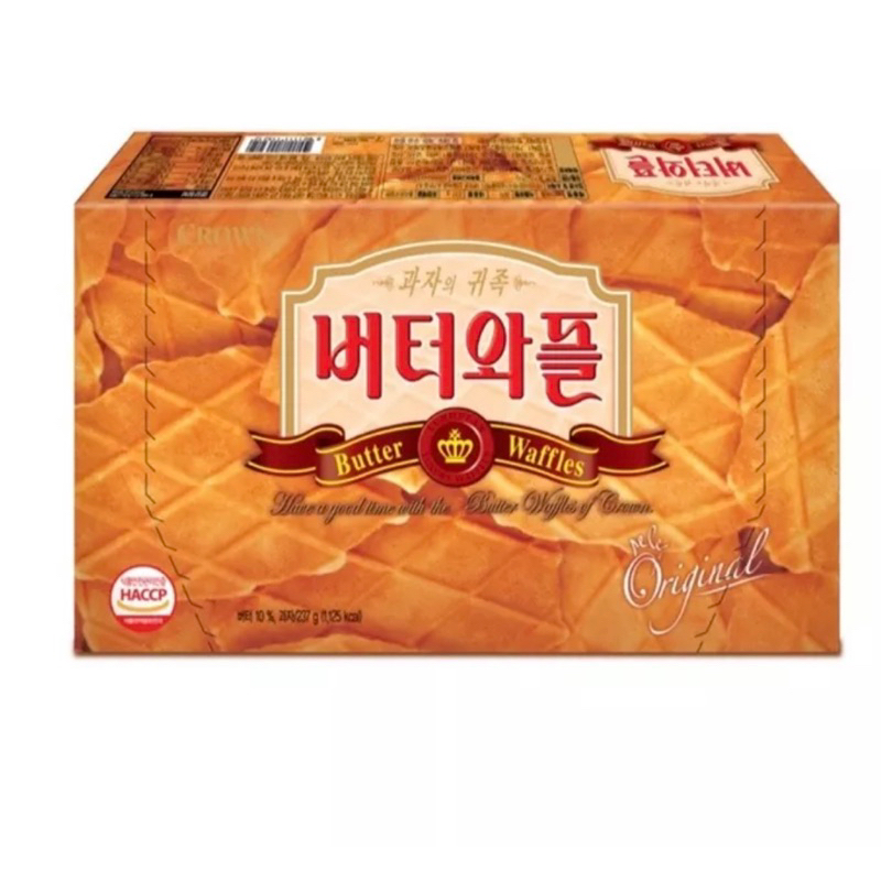 韓國《現貨》CROWN 皇冠 奶油鬆餅餅乾(237g)進來看🖐️
