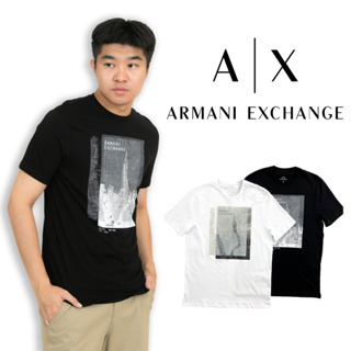 衝評 Armani Exchange 帝國大廈 紐約景點 AX 純棉 短袖 上衣 T恤 短T #9524