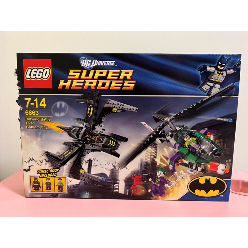 LEGO 6863 樂高 超級英雄 蝙蝠俠 小丑空中追逐戰 (全新未拆)