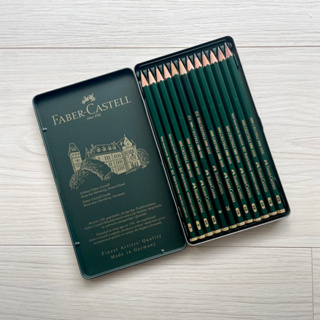 德國輝柏FABER-CASTEL｜頂級藝術家繪圖素描鉛筆 (12入) +送素描軟橡皮擦