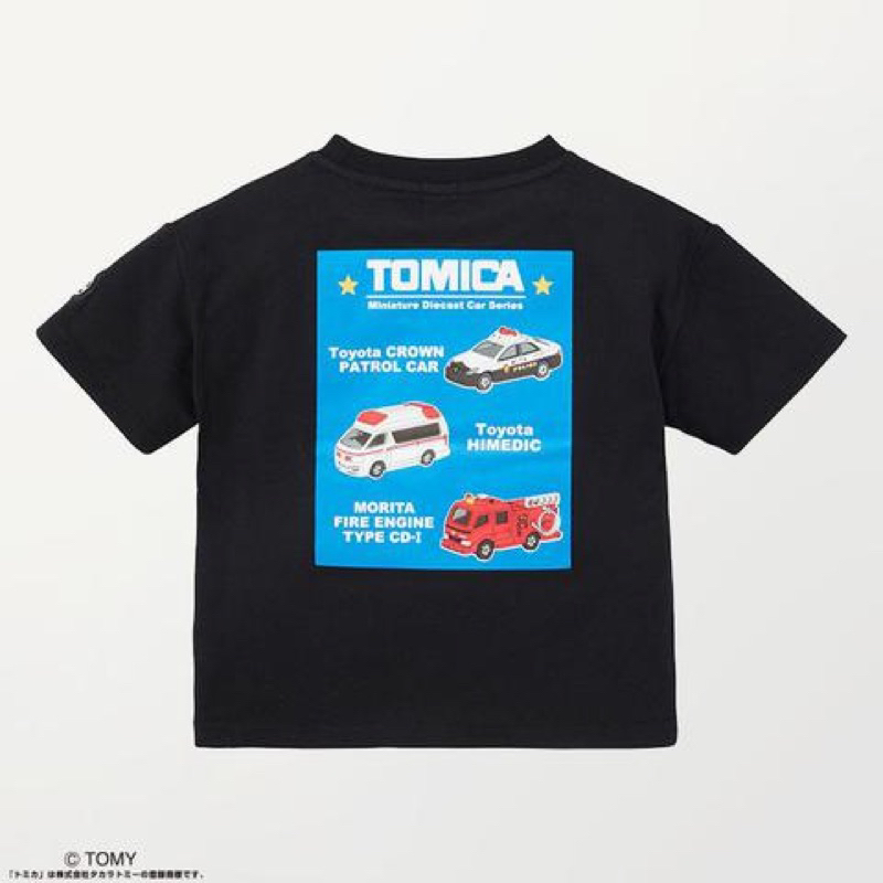 新品//現貨 TOMICA 日牌多美小汽車聯名 兒童短袖T恤 トミカ