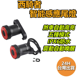 西騎者 WEST BIKING 自行車尾燈 智慧尾燈 車燈 前燈 尾燈 腳踏車尾燈 單車尾燈 煞車尾燈