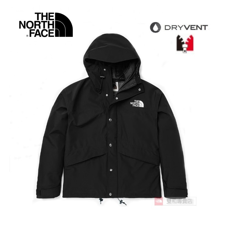 -滿3000免運-[雙和專賣店] THE NORTH FACE 男 防水外套/ICON 86/可套接/美版/7UR9/黑