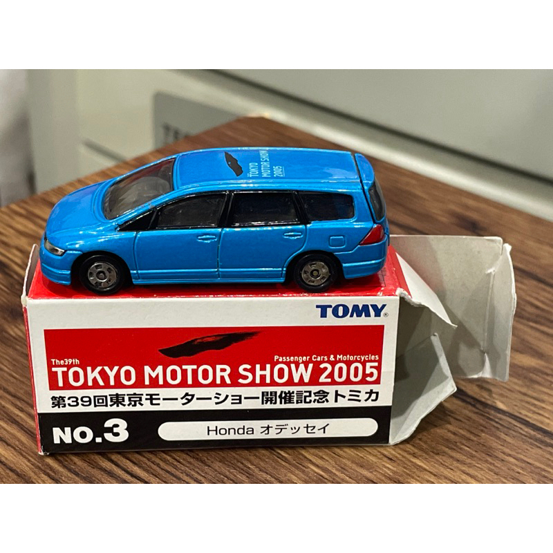 TOMICA 多美 第39回 東京車展 2005 開催紀念 NO.3 HONDA 奧德賽 舊藍標