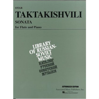 【599免運費】Taktakishvili【Sonata】for Flute and Piano /HL50481826