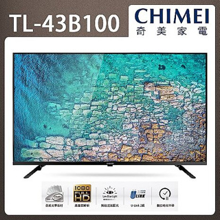 【CHIMEI奇美】TL-43B100 43吋 FHD低藍光顯示器