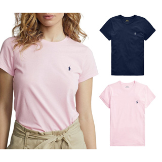 現貨【RL女生館】【POLO Ralph Lauren小馬短袖T恤/小馬素T】(粉紅色.深藍色)