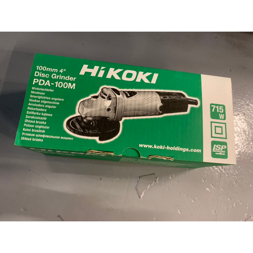 老池工具 附發票 HiKOKI 日立 PDA-100M 砂輪機 4吋砂輪機 4"砂輪機