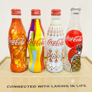 COCA COLA 可口可樂 125 週年紀念瓶 天后張惠妹設計款 日本進口 限量版 曲線瓶 玻璃瓶 經典 收藏
