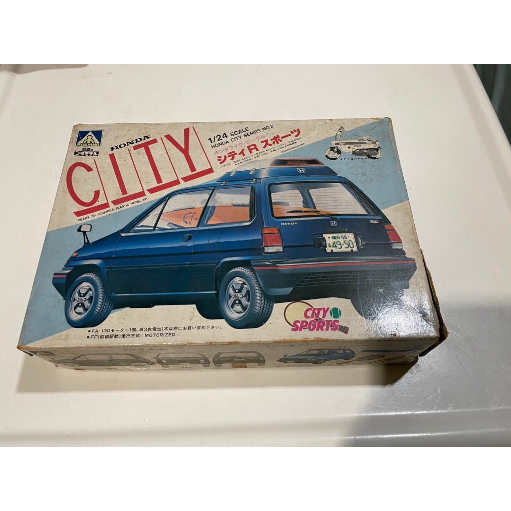 [山姆玩具城]City 1/24 HONDA CITY SERIES  絕版組裝模型