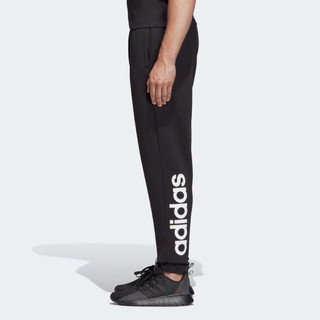 大灌體育👟 Adidas ESSENTIALS LINEAR TAPERED 男裝 長褲 休閒 慢跑 黑DQ3081