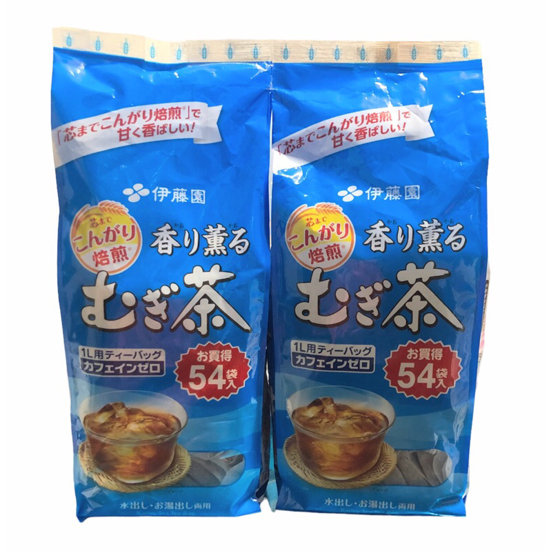 日本 伊藤園 麥茶 7.5g/入（分購一袋54入/ 2袋組）茶香回甘 無糖 無熱量 零咖啡因