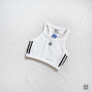 貳柒商店) adidas Adicolor 3s Tank Top 女款 白色 小可愛 背心 合身 三葉草 II0713