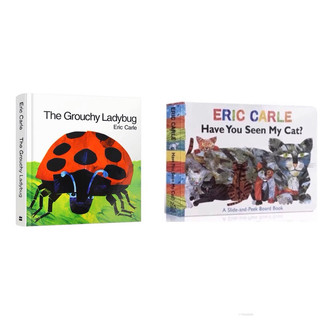 正版硬頁 Eric Carle Have you seen my cat?/ The Grouchy Ladybug
