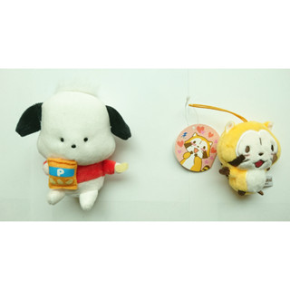 【小浣熊 Rascal、三麗鷗x長野】日空版 (現貨) 景品 第1彈 彈力繩 絨毛 娃娃 吊飾 掛飾 拉斯卡爾 帕恰狗