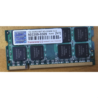 筆記電腦記憶體 創見 1GB DDR2 667