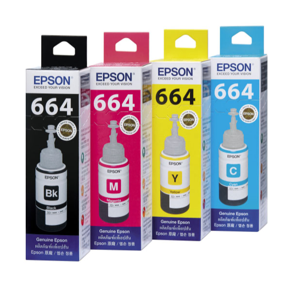 EPSON T664100 / T664200 / T664300 / T664400 原廠盒裝墨水(全新未拆）超省價