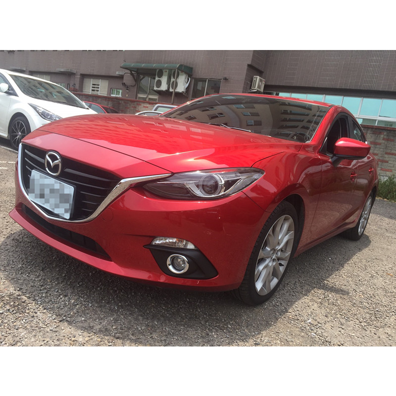 fb搜 Sky小開｜嚴選中古車  15年 Mazda 3 2.0紅 馬自達 馬3 魂動 認證車 代步 低里程 中古二手車