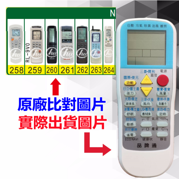 【NEOKA 新禾 萬用遙控器】 冷氣遙控器 1000種代碼合一 RM-T999 (可比照圖片)