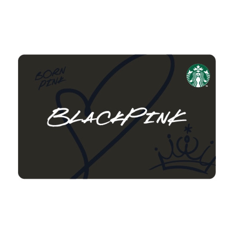 BLACKPINK 星巴克 BLACKPINK x Starbucks聯名款 隨行卡