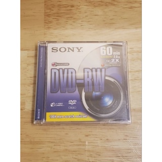 全新SONY 2.8GB 8cm 視頻 DVD-RW/ 60MIN 可重覆燒錄 手持式攝影專用 光碟 DVD-RW