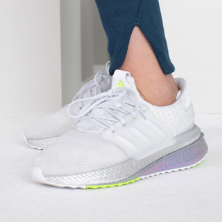 ADIDAS 慢跑鞋 運動鞋 X_PLRBOOST 女 ID9587 白灰紫