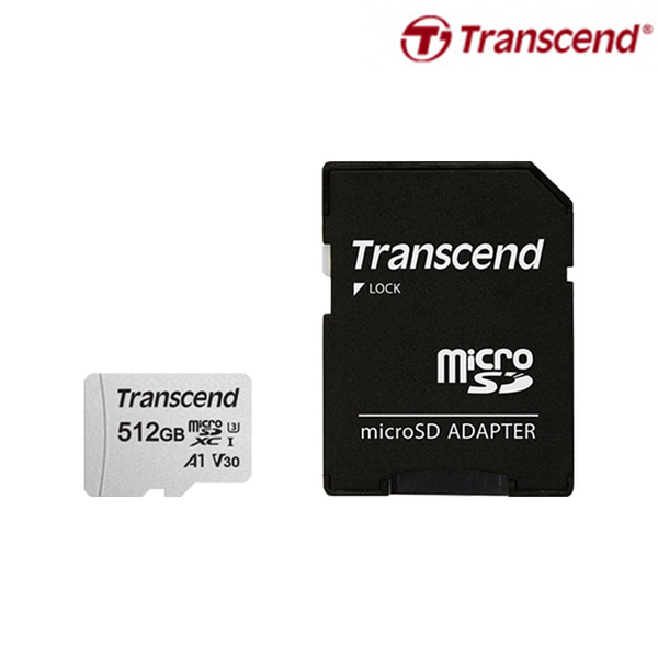 Transcend 創見 512GB USD300S microSDXC UHS-I U3(V30/A1)記憶卡 附轉卡