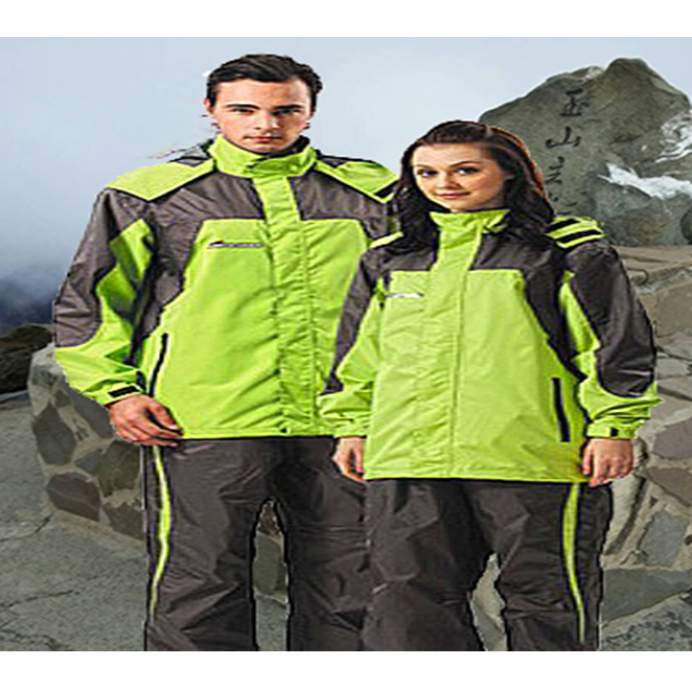 達新牌 彩仕型 專業登山雨衣 A09 (蘋果綠/灰) 兩件式風雨衣 登山 爬百岳 爬大山 排濕性較佳 台灣原料品牌