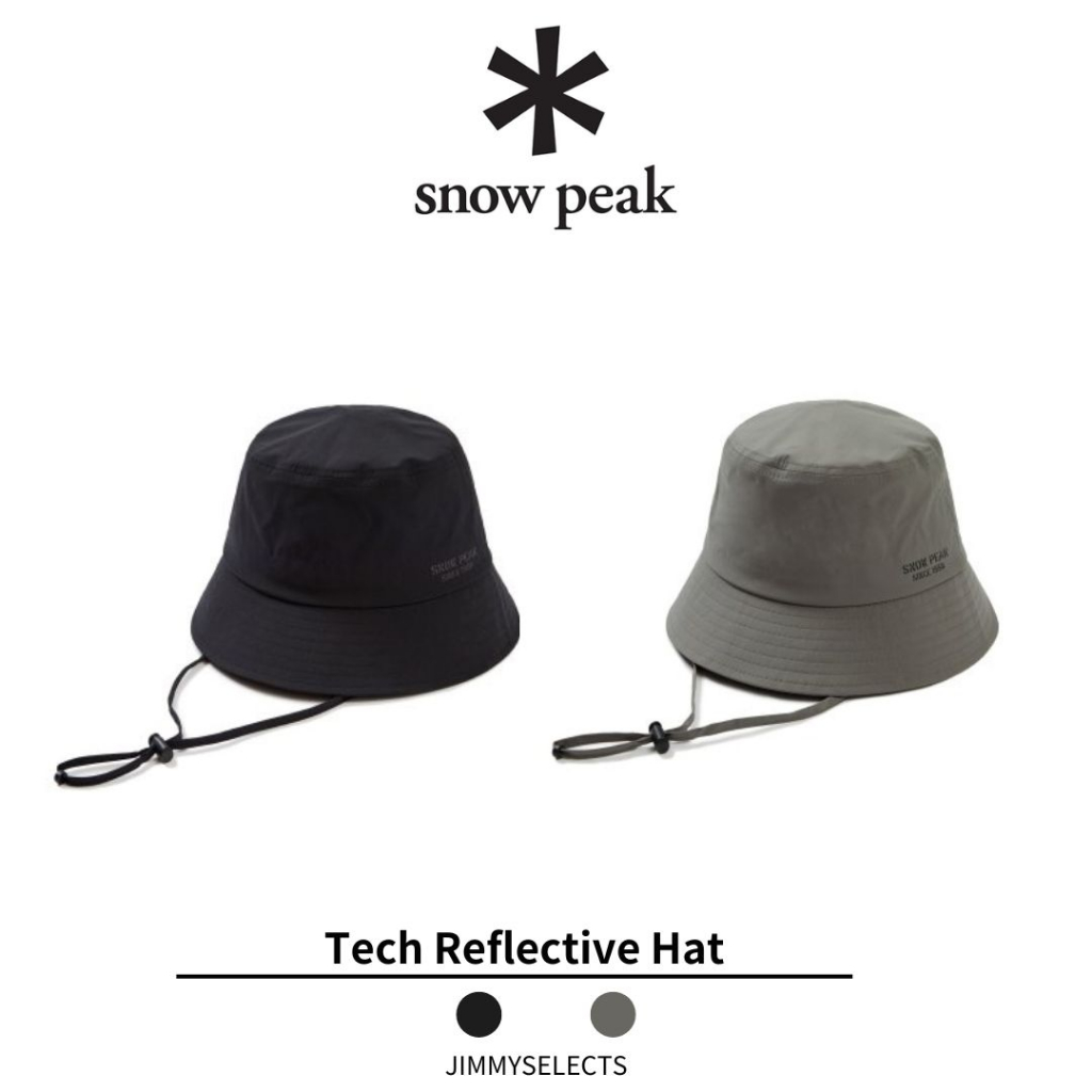 【吉米.tw】韓國代購 Snow Peak 雪諾必克 Tech Reflective 素色 漁夫帽 帽子 JUL