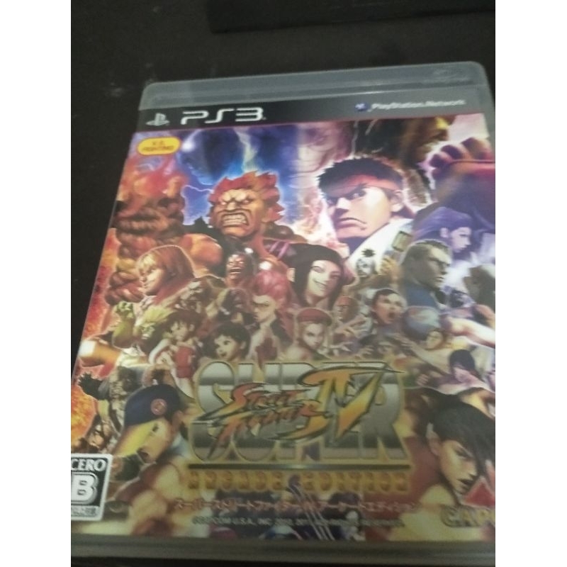 ps3遊戲光碟 street fighter iv arcade edition