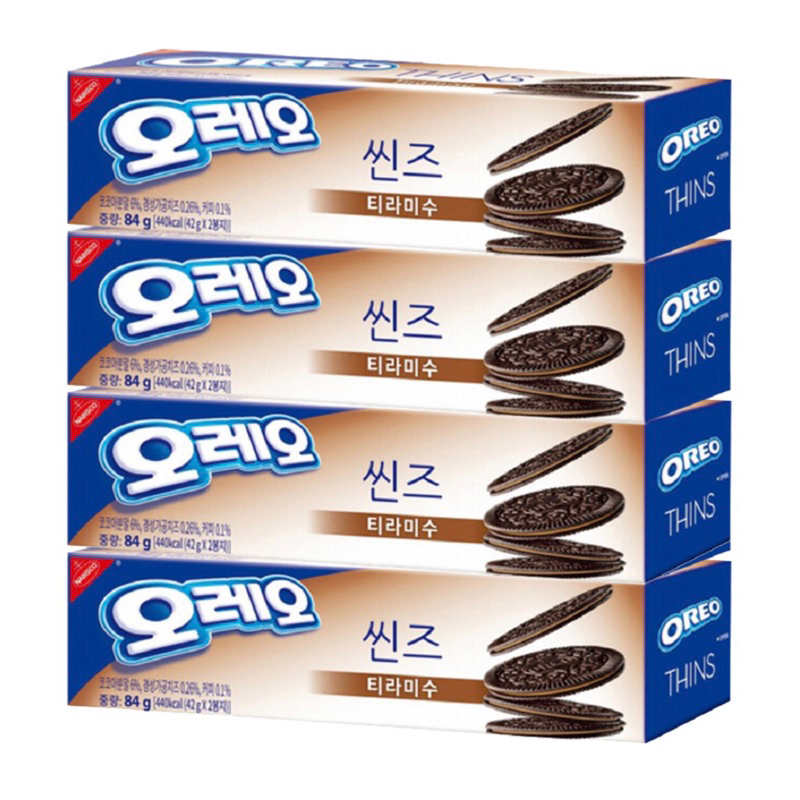 韓國 🇰🇷 現貨 OREO 奧利奧 巧克力 提拉米蘇 夾心 薄片 餅乾