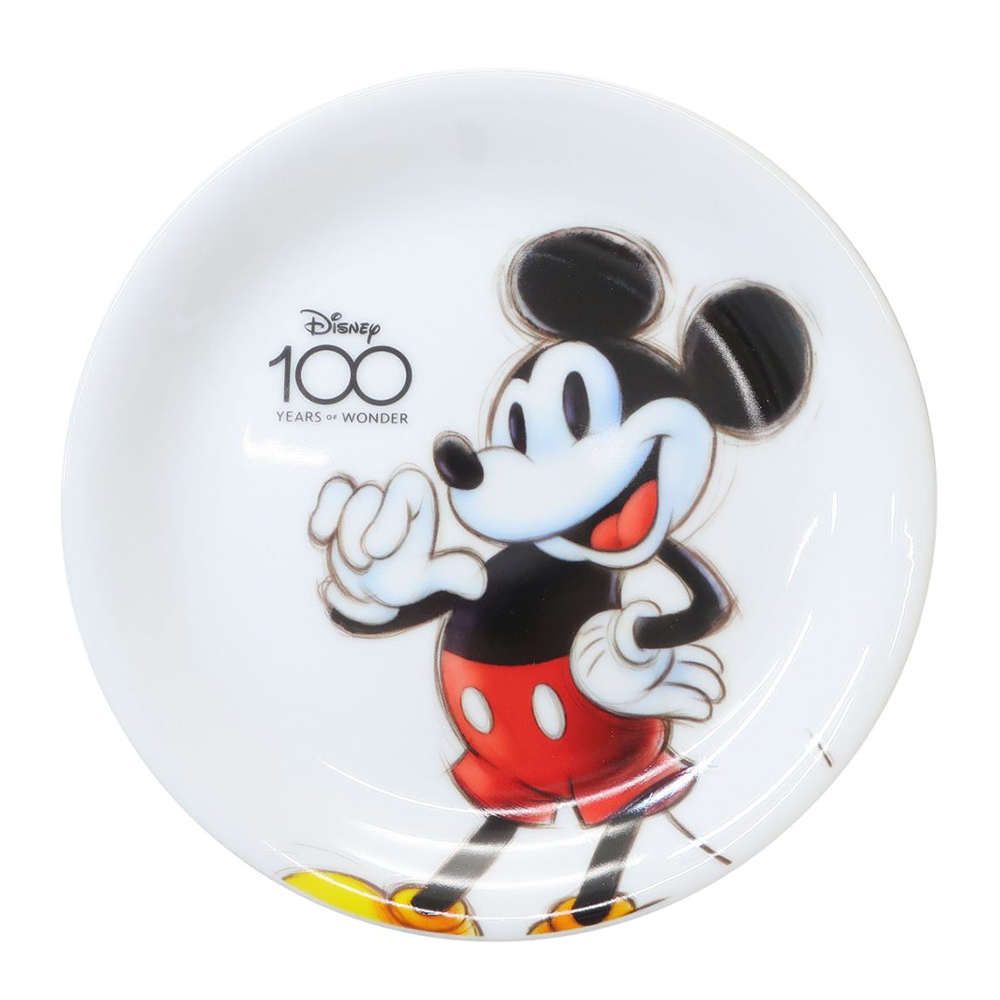 三鄉陶器 SANGO 日本製 迪士尼100周年 陶瓷盤子 百年慶典 米奇 NT29484