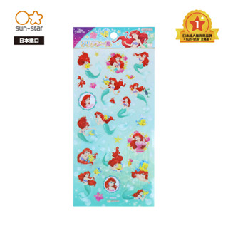 【sun-star】迪士尼小美人魚 透明貼紙 (日本進口臺灣現貨) 迪士尼 手繪裝飾 手帳 日記素材 塗鴉貼紙