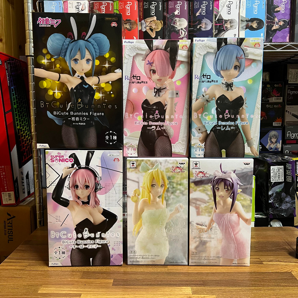 代理版 景品 出清 Furyu 兔女郎 索尼子 初音 雷姆 拉姆 EXQ 刀劍神域 莉法 友紀