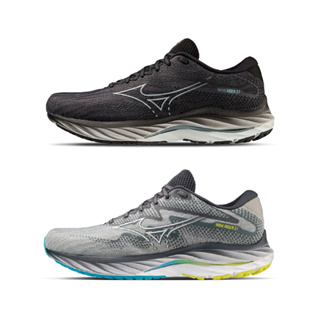 MIZUNO 男 WAVE RIDER 27 超寬楦 慢跑鞋 - J1GC230401 J1GC230402