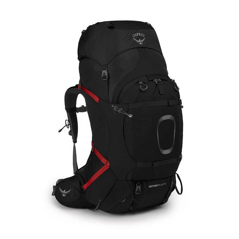 現貨Osprey輕量登山背包 Aether Plus 70L 黑S/M 公司貨