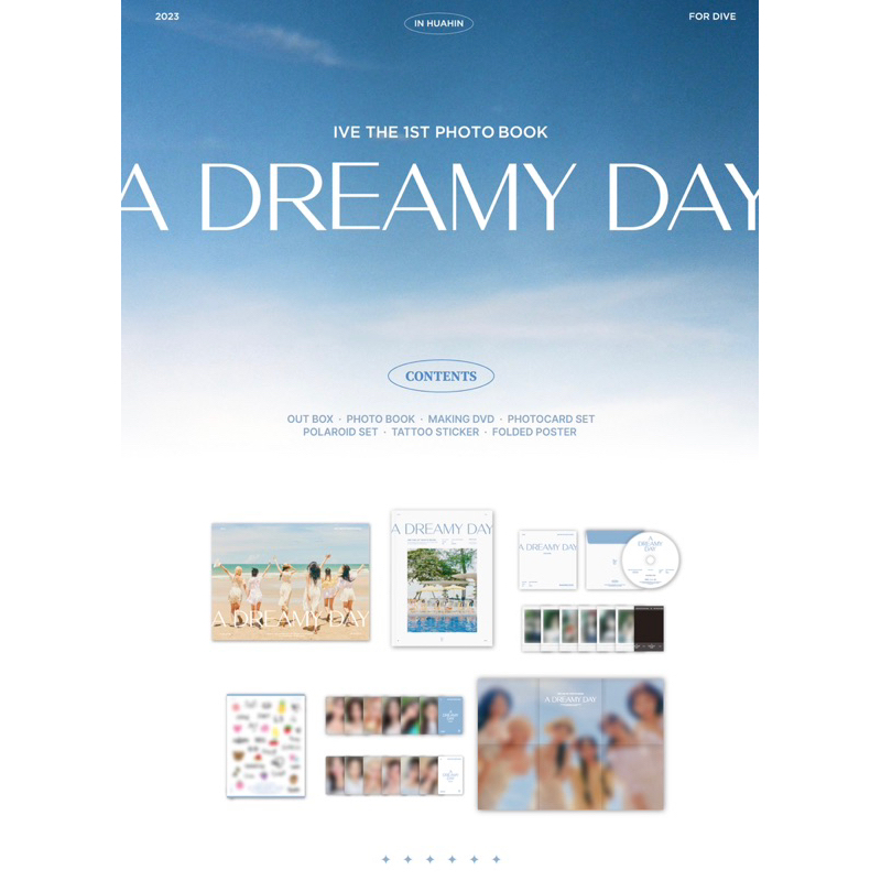 (現貨)IVE THE 1ST PHOTO BOOK A DREAMY DAY夏日寫真本含星船/Withmuu特典