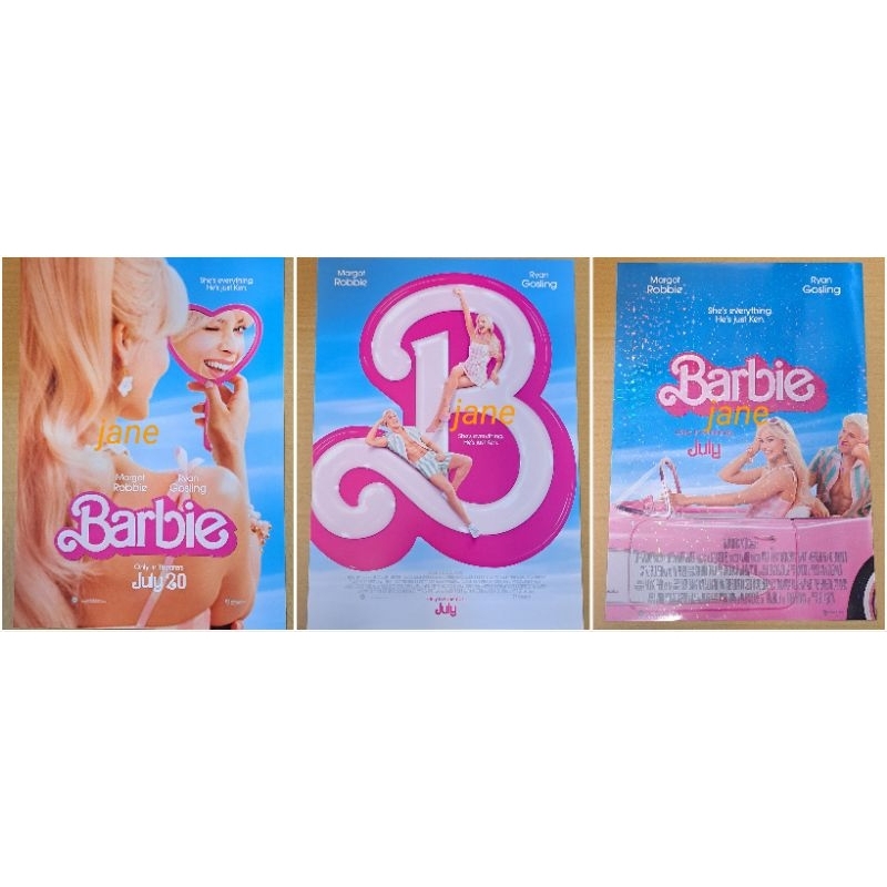 電影 Barbie 芭比  電影海報   A3海報 威秀