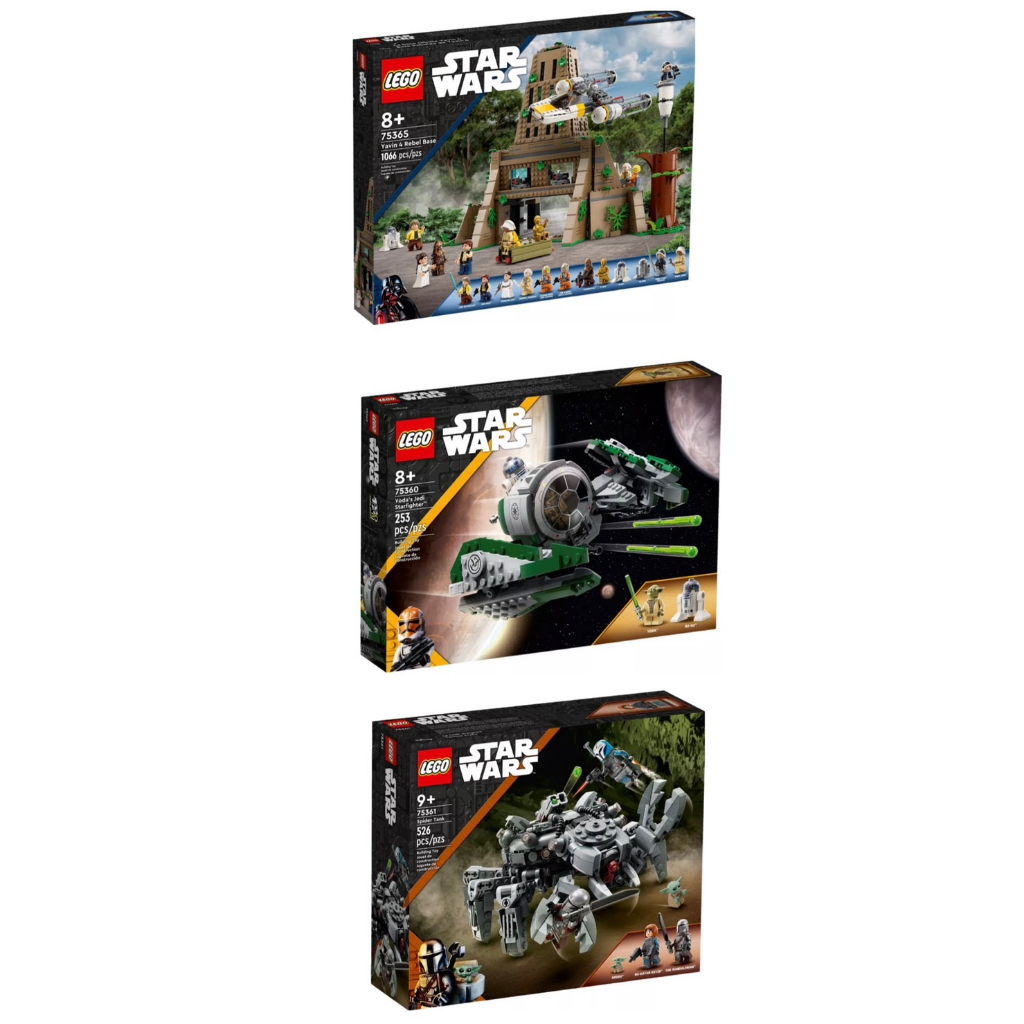 樂高 LEGO 75360 75361 75365 星際大戰系列-尤達的絕地星際戰鬥機 曼達洛蜘蛛坦克 四號衛星基地