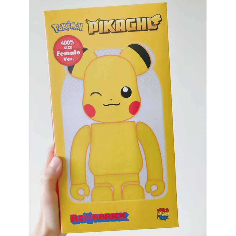 Be@rbrick 最新款❗️眨眼皮卡丘 是女生 全新未拆400%