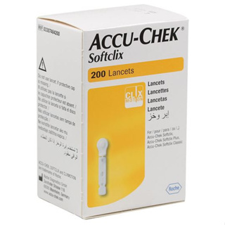 羅氏 舒柔(扁形) 採血針 200入 Accu-Chek Softclix Lancets 日本製