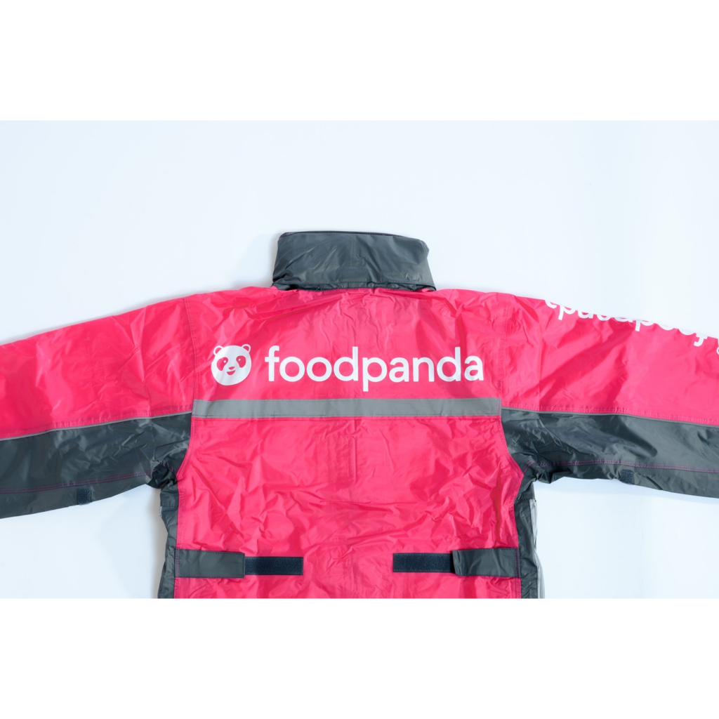 全免運-全新未拆封 Foodpanda熊貓 兩段式雨衣 L號 僅此一件