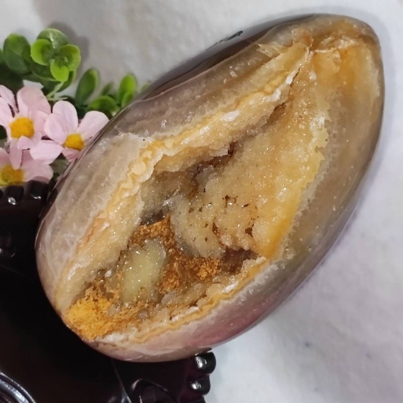 💖鳳姐小舖💖 黃水晶蛋 黃晶瑪瑙 孔龍蛋 全拋恐龍蛋 意象水晶蛋 無皮原礦 獨一無二  擺件 開店 入厝 送禮 禮物