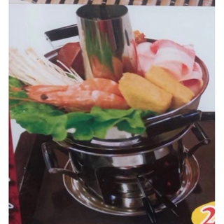 特製酸菜白肉火鍋鍋具、個人火鍋鍋具組、煙囪鍋