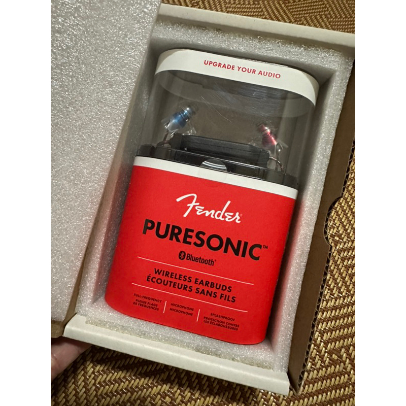 Fender PURESONIC 無線藍芽耳機 紅/藍色