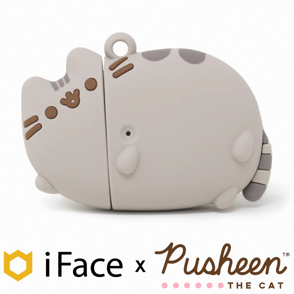 日本 iFace x Pusheen AirPods 1/2 專用 胖吉貓限量聯名款保護殼