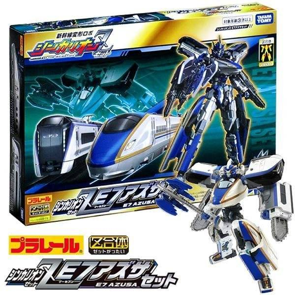 (UTPLACE) 日本  鐡道王國 新幹線變形機器人Z E7 梓號 套組 TP17034  TAKARA TOMY