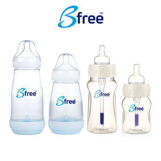 【Bfree】 防脹氣奶瓶 玻璃/PPEU 寬口徑 330ml/260ml/160ml 新生兒奶瓶 嬰兒奶瓶 奶嘴