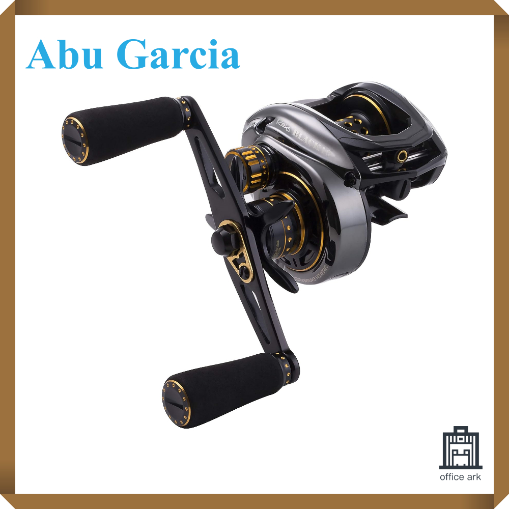 Abu Garcia 拋餌捲軸 REVO BLACK10 鱸魚釣魚右手柄 [日本直銷]